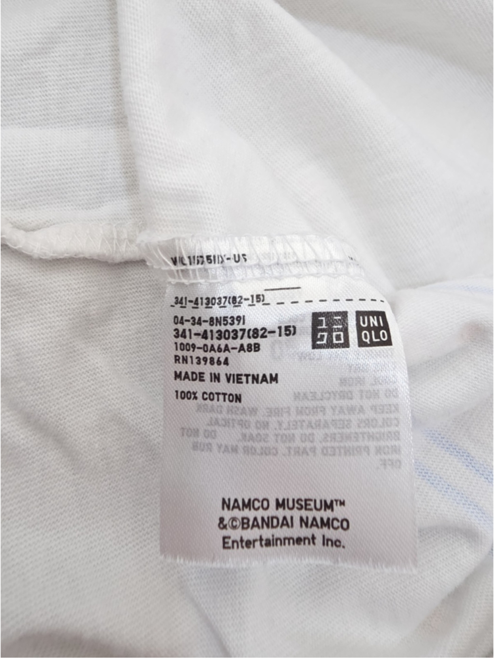 Uniqlo Pac man Namco Museum White Shirt Size Large - Picture 3 of 7